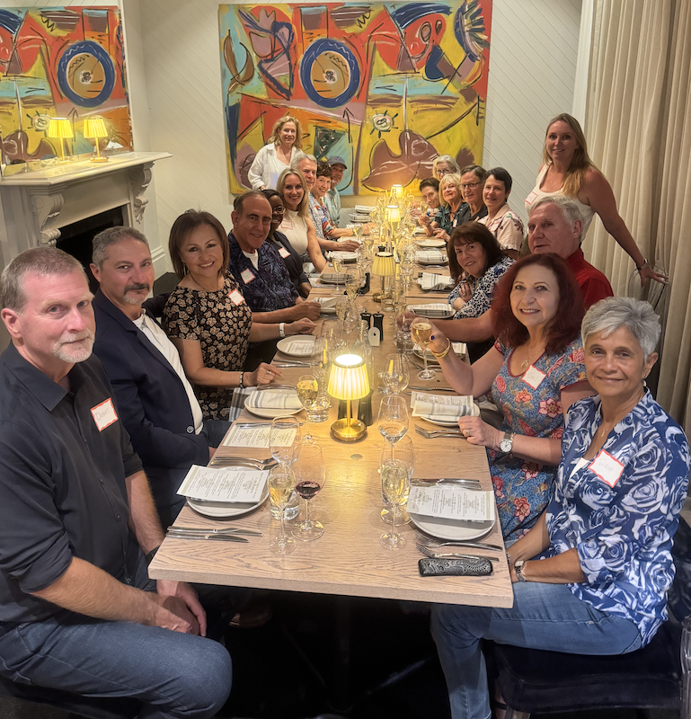 Group dinner in Sicily
